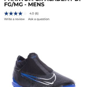 Nike Phantom GX Academy Men's Shoes - Black and Blue